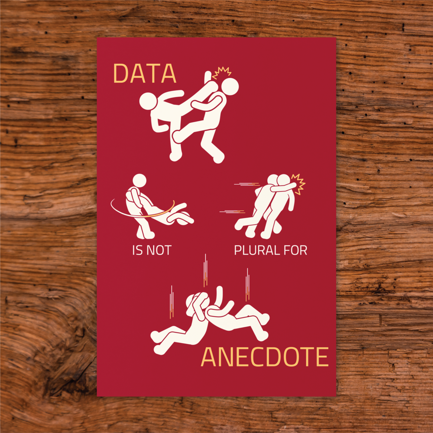 DATA Is Not Plural For ANECDOTE | Greeting Card Data Analysts