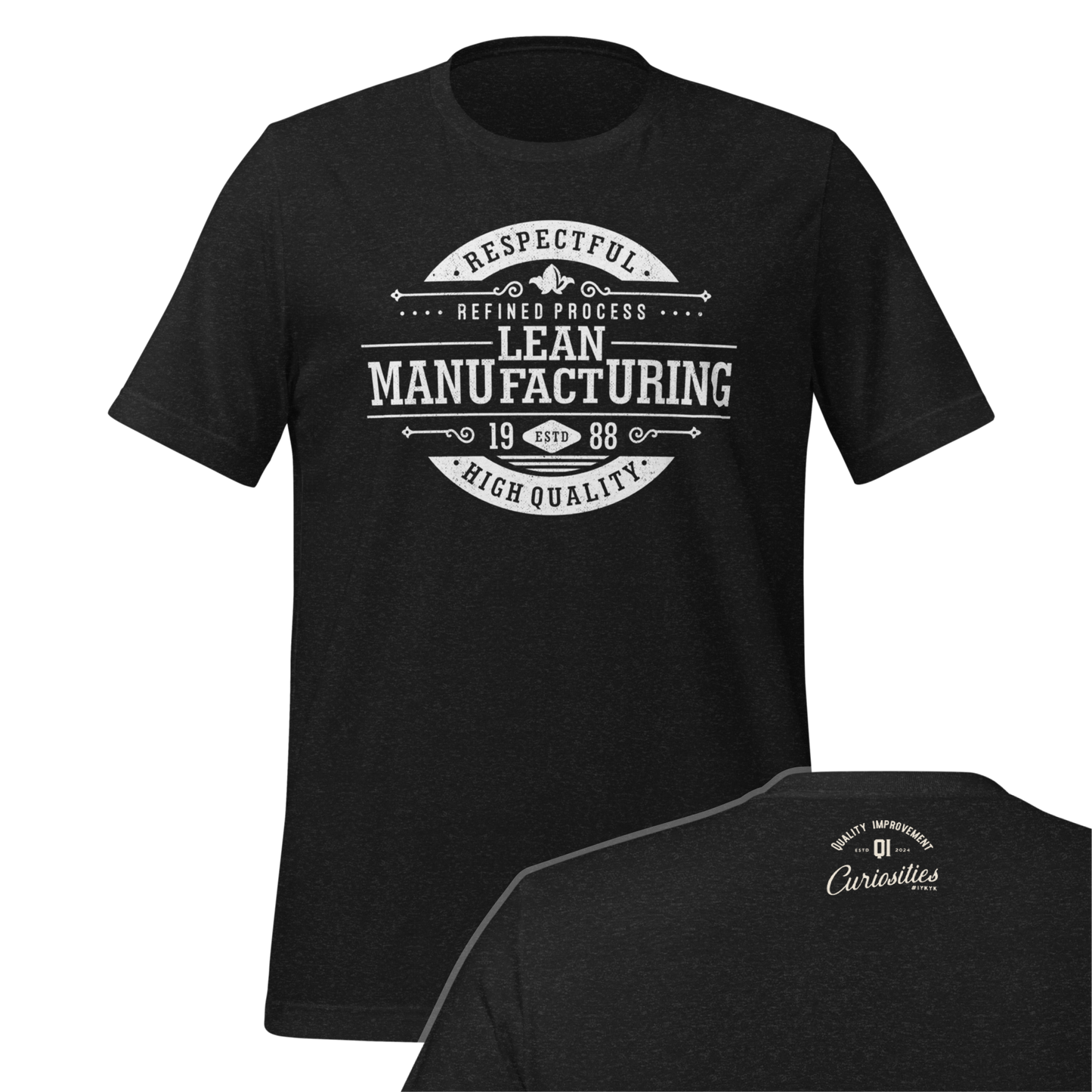 Lean Manufacturing Insignia Unisex T-shirt for Industrial Engineers