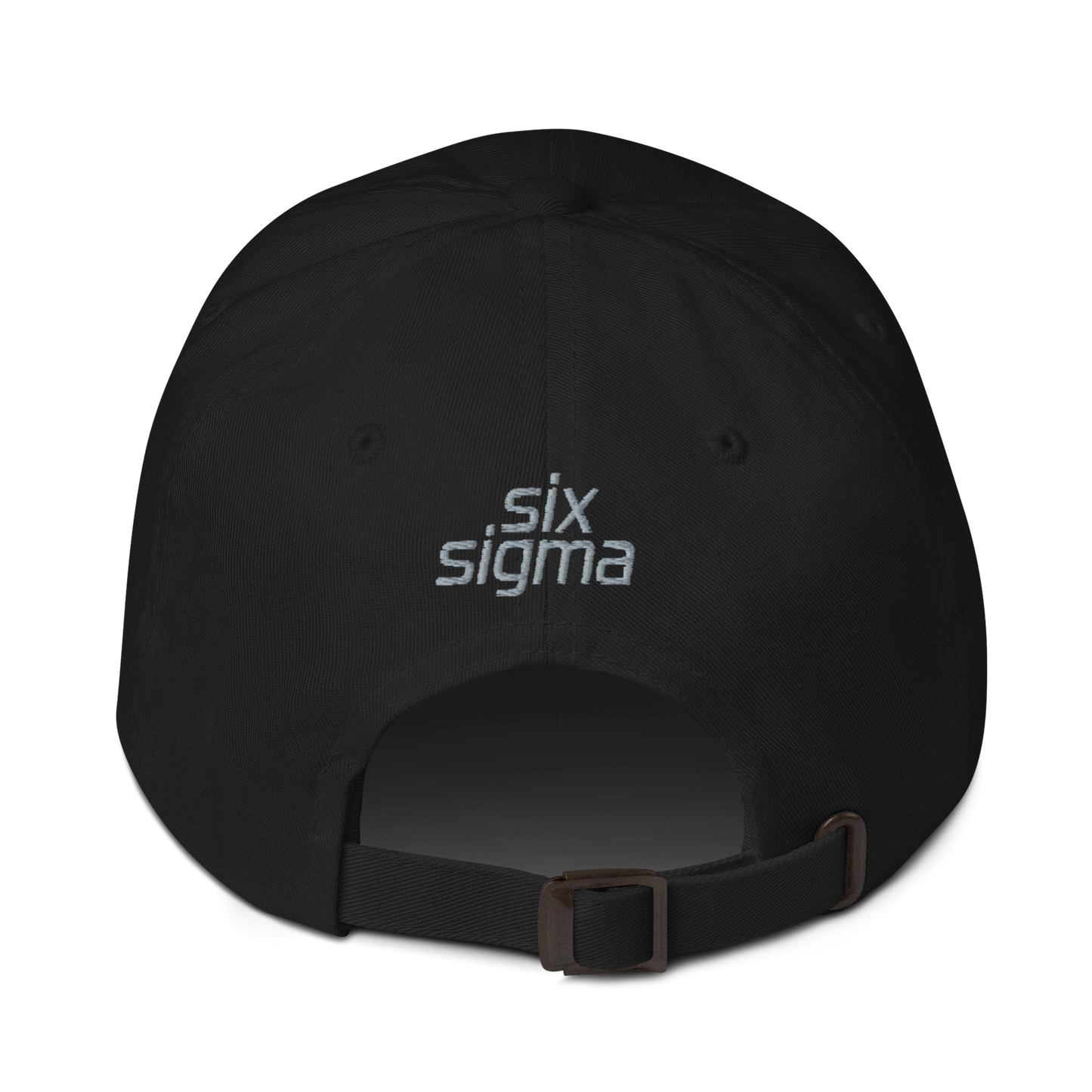 Bauhaus Monochrome Six Sigma Emblem Ball Cap