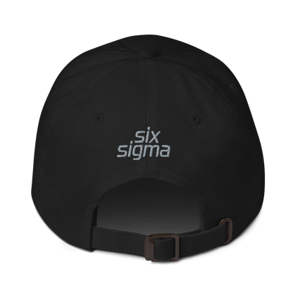 Bauhaus Monochrome Six Sigma Emblem Ball Cap