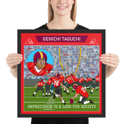 Taguchi Loss Function | Parabolic Goalposts | Lean Six Sigma Framed Poster