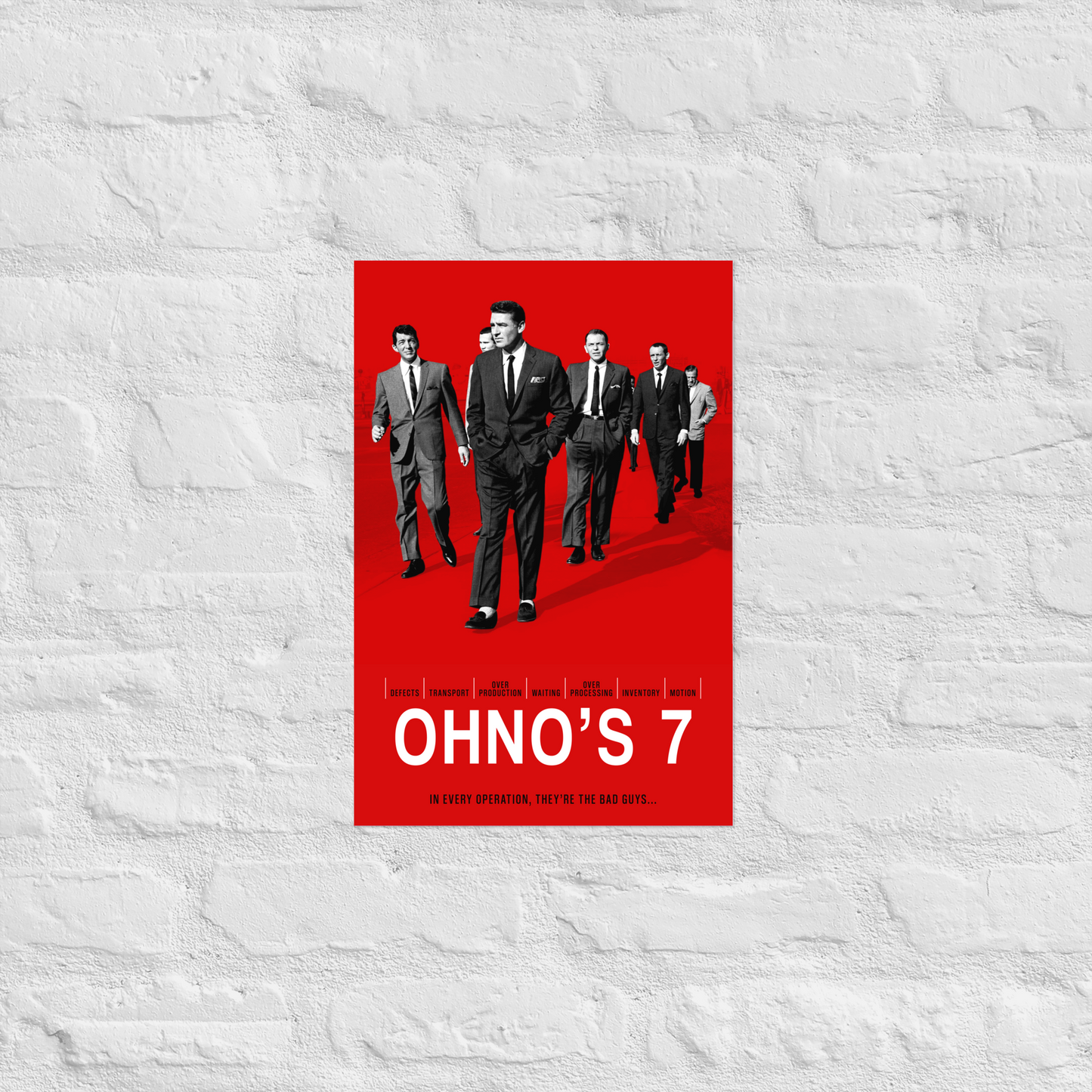 Ohno's 7 (7 Wastes) Vintage Movie Poster