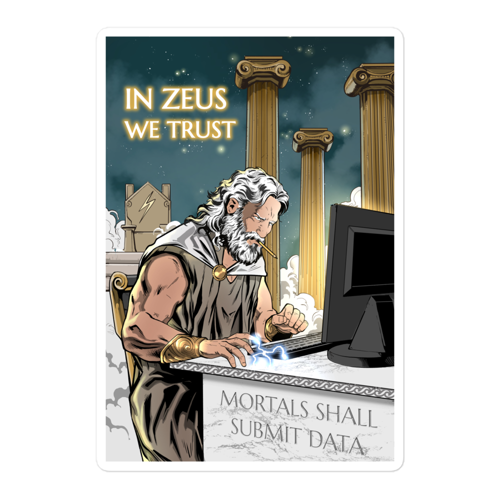 Data has Zeus, king of gods, so troubled.