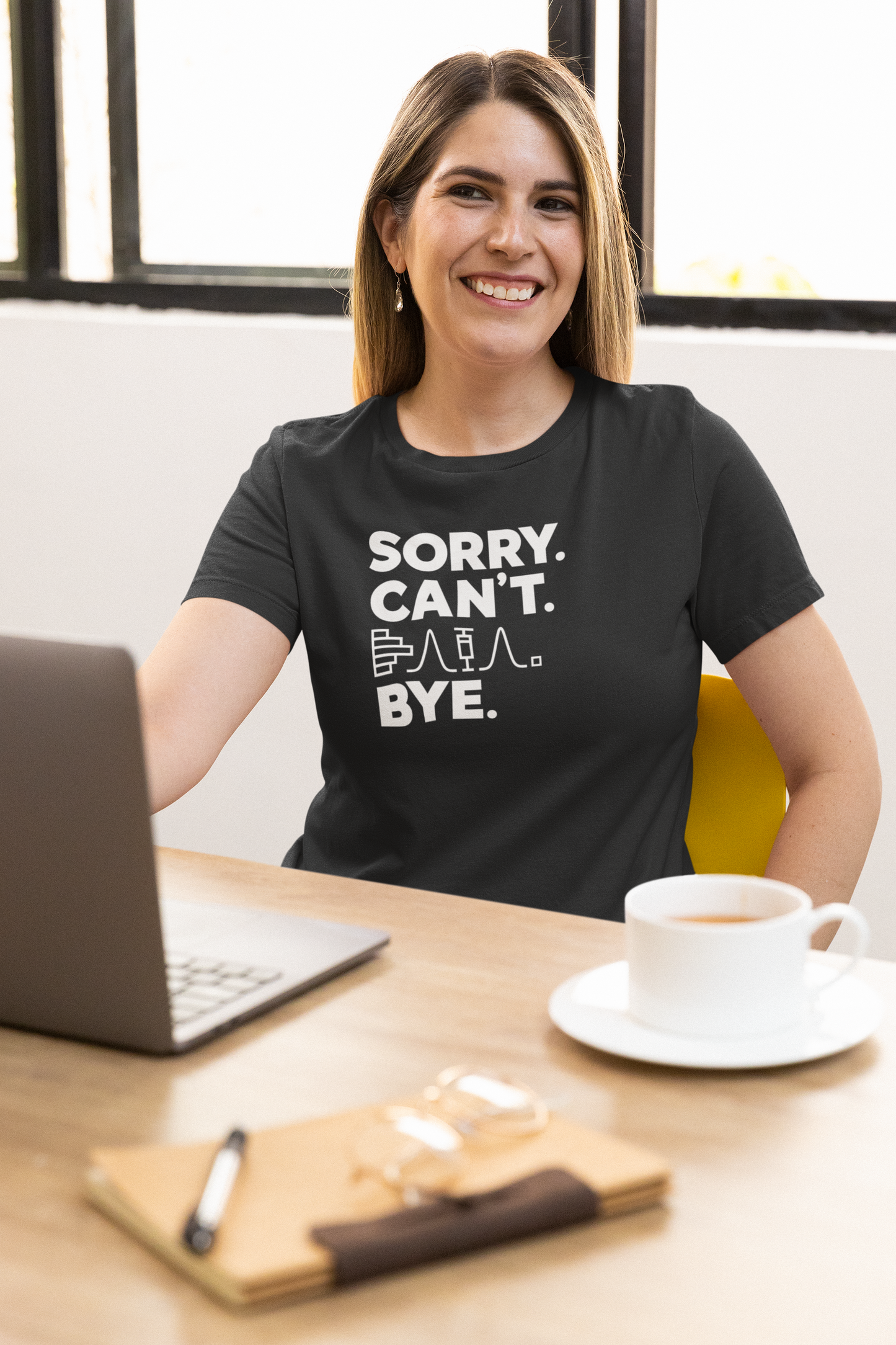 Sorry. Can't. Data. Bye. Unisex T-shirt