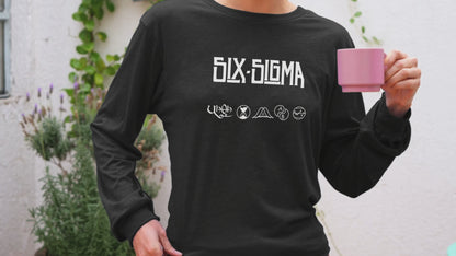 Zeppelin Style Six Sigma DMAIC Unisex Long Sleeve T-shirt