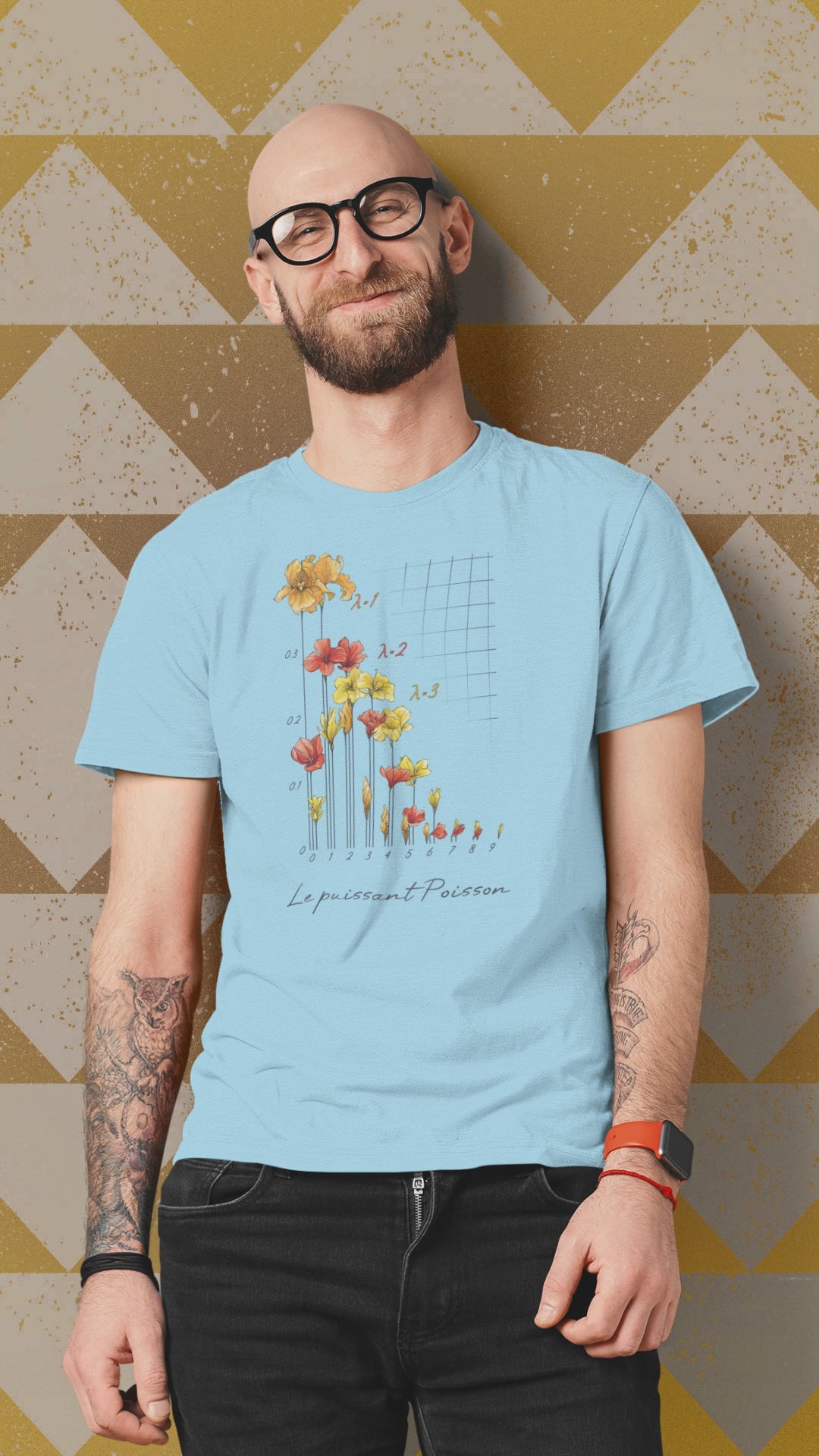 Beautiful statistics t-shirt. Gift for statisticians and mathematicians  