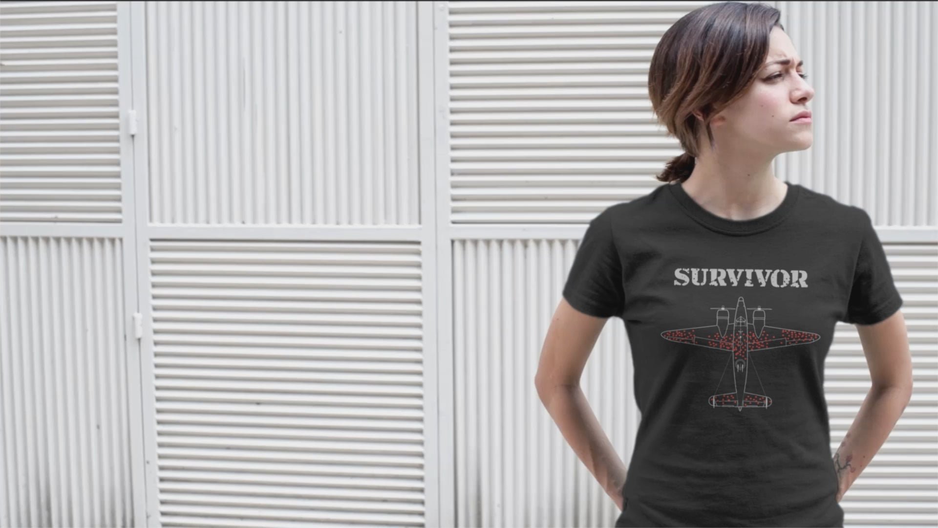 Survivorship Bias Airplane Damage Unisex T-shirt for Data Scientists 