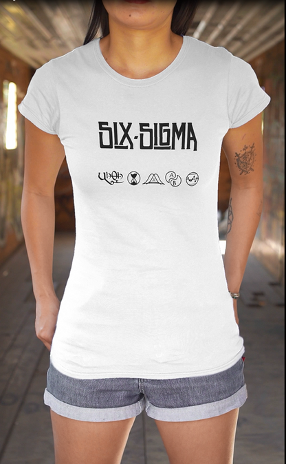 Zeppelin Style Six Sigma DMAIC Women's Fashion Fit T-shirt