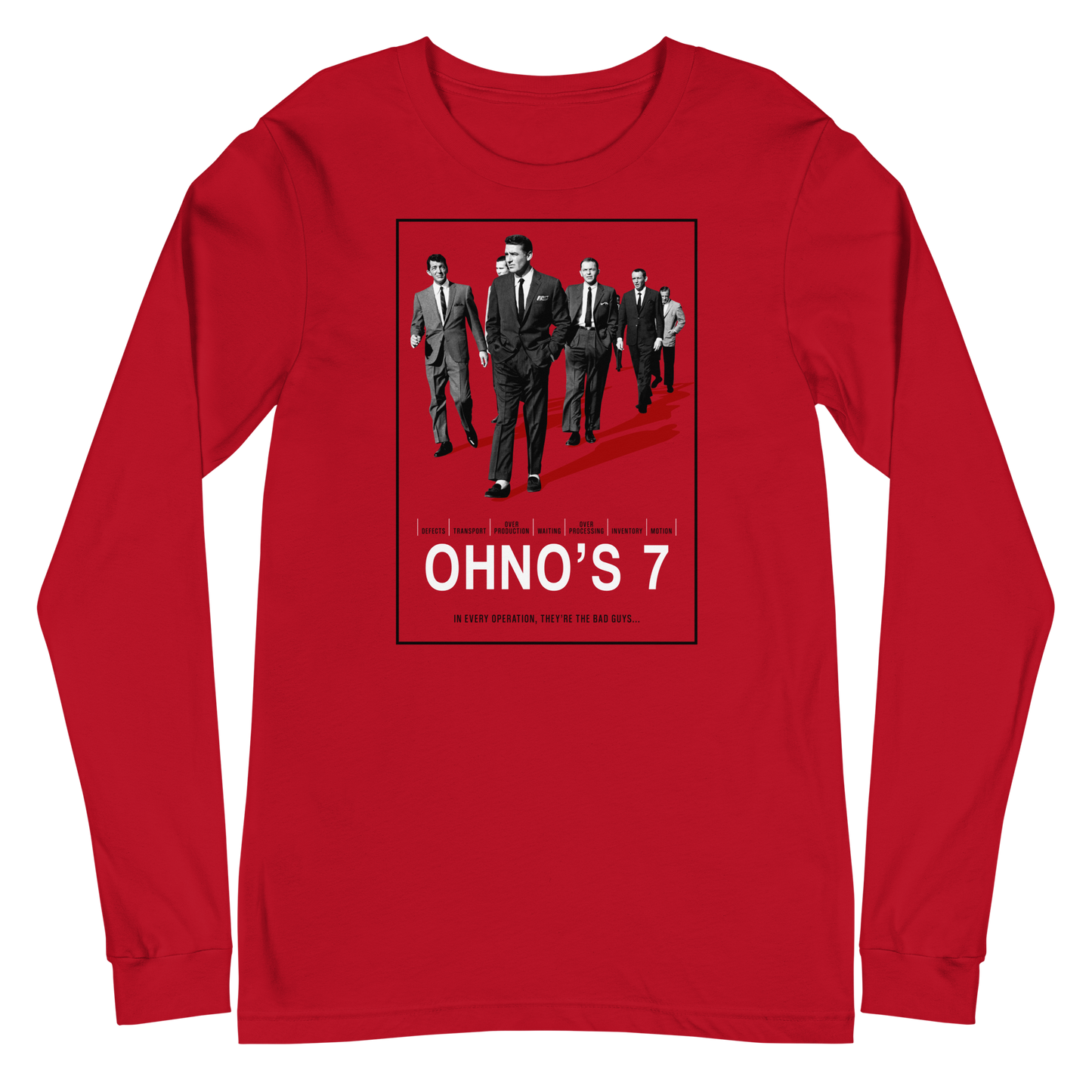 Ohno's 7 (7 Wastes) Vintage Movie Poster Unisex Long Sleeve T-shirt