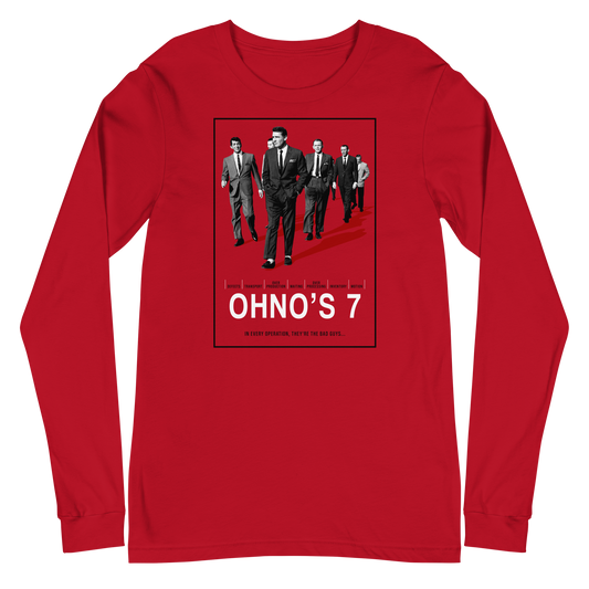 Ohno's 7 (7 Wastes) Vintage Movie Poster Unisex Long Sleeve T-shirt