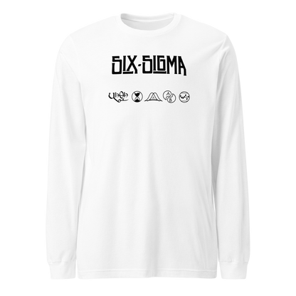 Long Sleeve T-Shirt for Lean Six Sigma professionals who love classic rock.