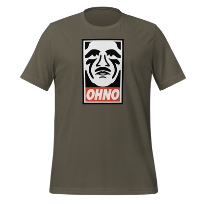 T-shirt featuring Taiichi Ohno, creator of the Toyota Production System for operational excellence professionals, industrial engineers, six sigma black belts, lean manufacturing people in army green