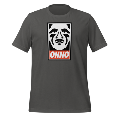 T-shirt featuring Taiichi Ohno, creator of the Toyota Production System for operational excellence professionals, industrial engineers, six sigma black belts, lean manufacturing people in asphalt