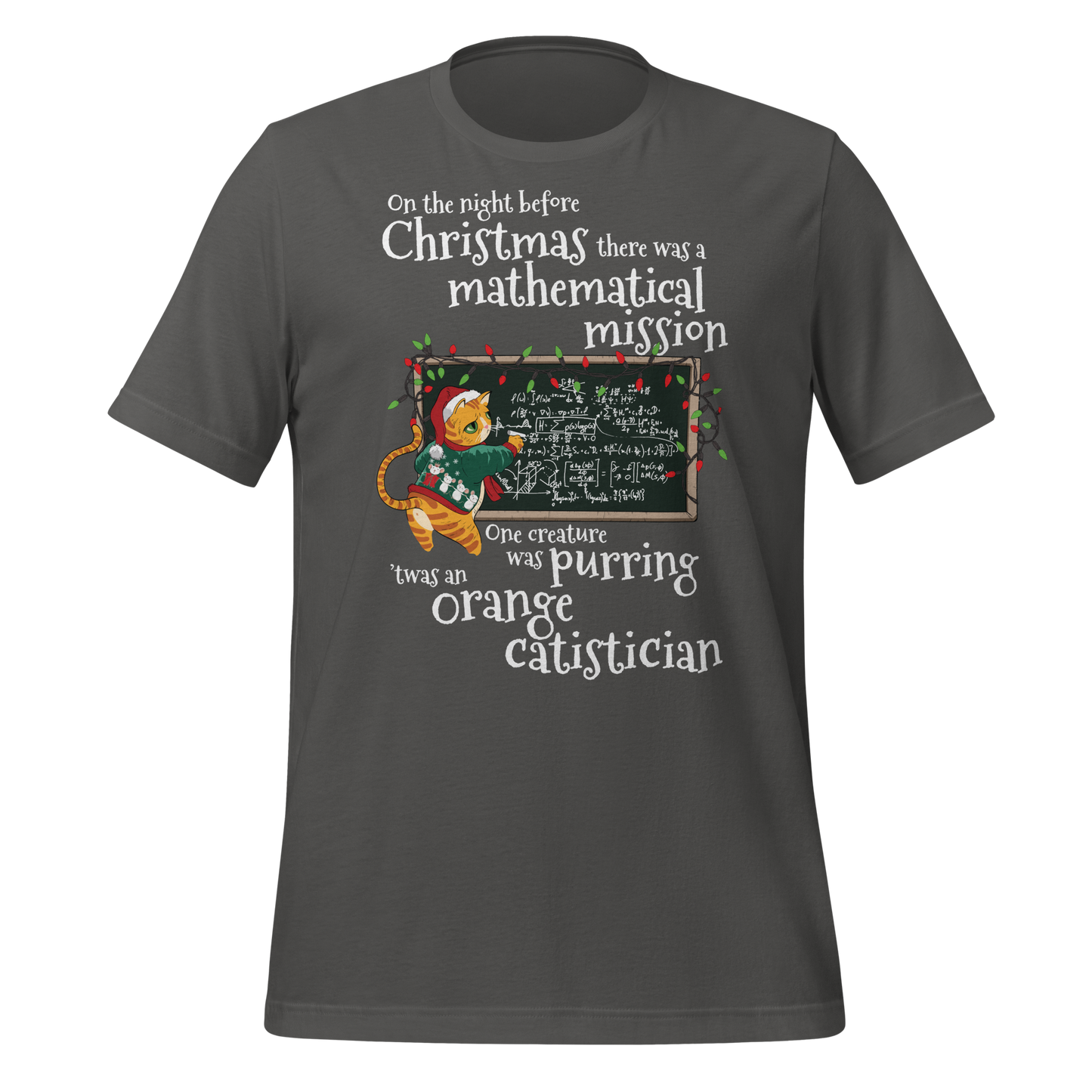 Christmas kitty cat t-shirt