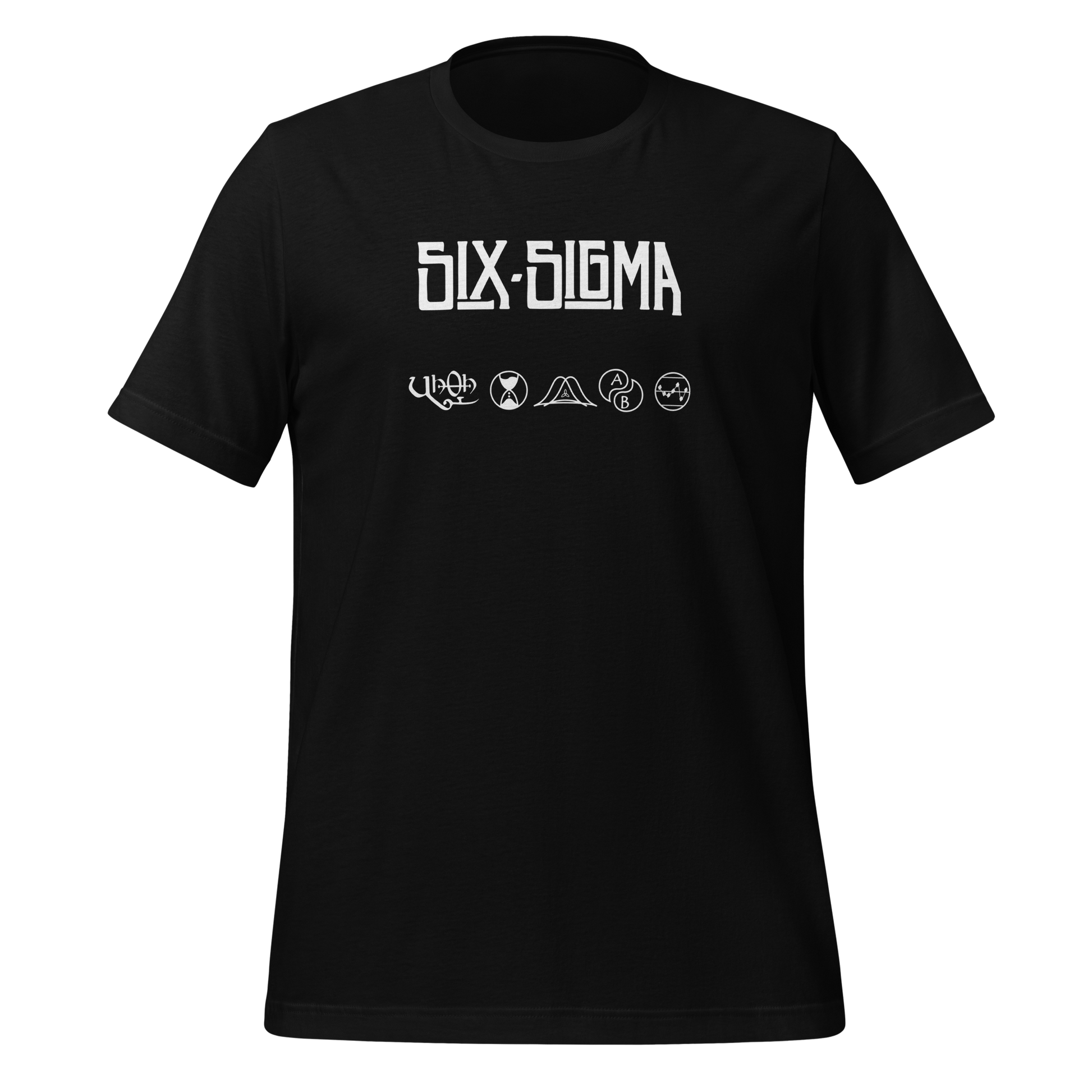 Zeppelin Style Six Sigma DMAIC Unisex T-shirt | Gift for Black Belts