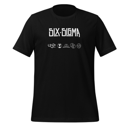 Zeppelin Style Six Sigma DMAIC Unisex T-shirt | Gift for Black Belts