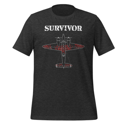 Survivorship Bias Airplane Damage Unisex T-shirt for Data Scientists 