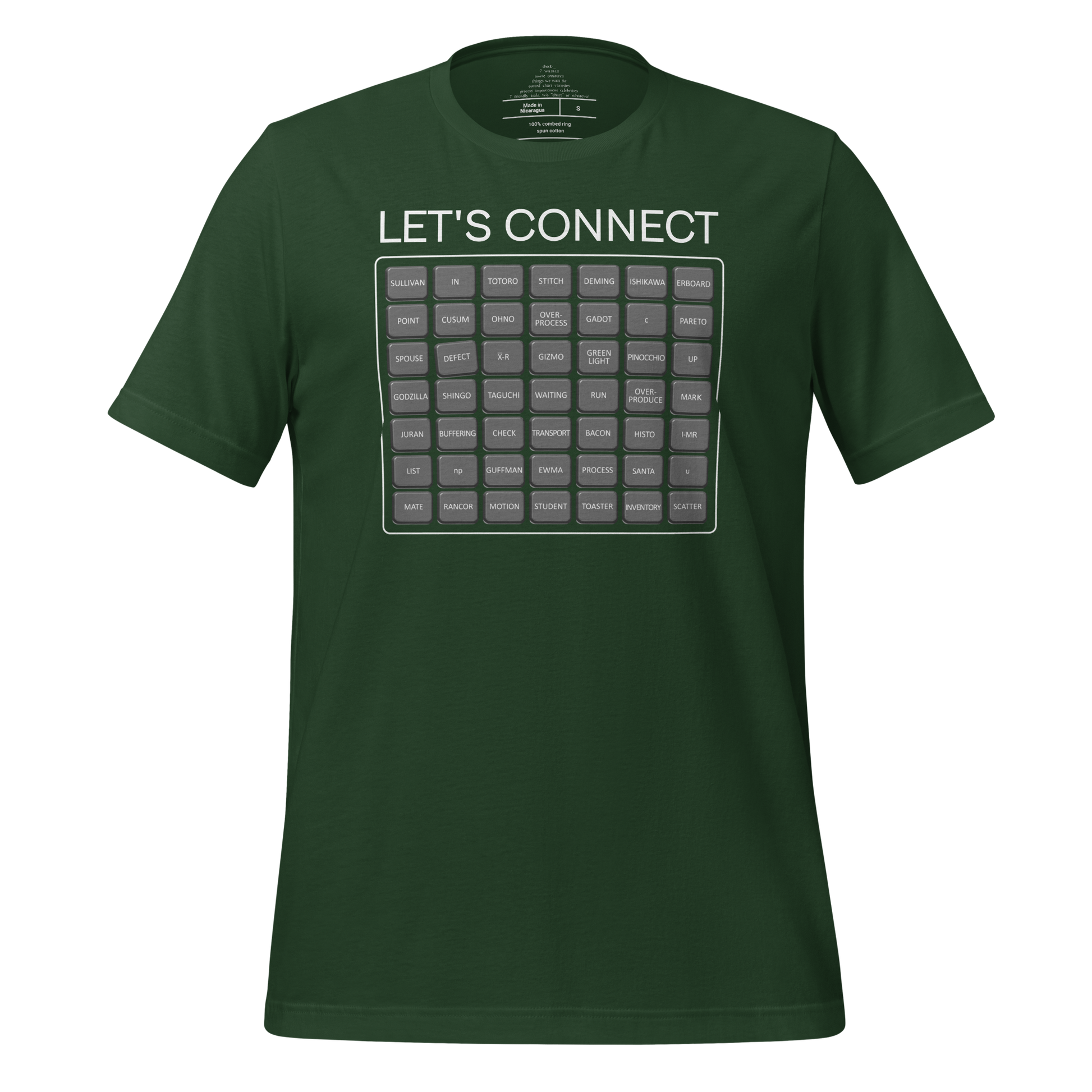 Let's Connect (Connections Game) Unisex Tee for Lean Six Sigma Experts