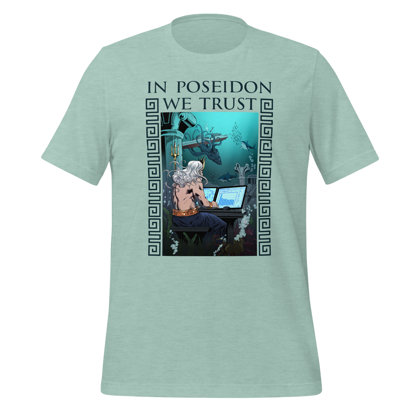 Poseidon Greek god t-shirt