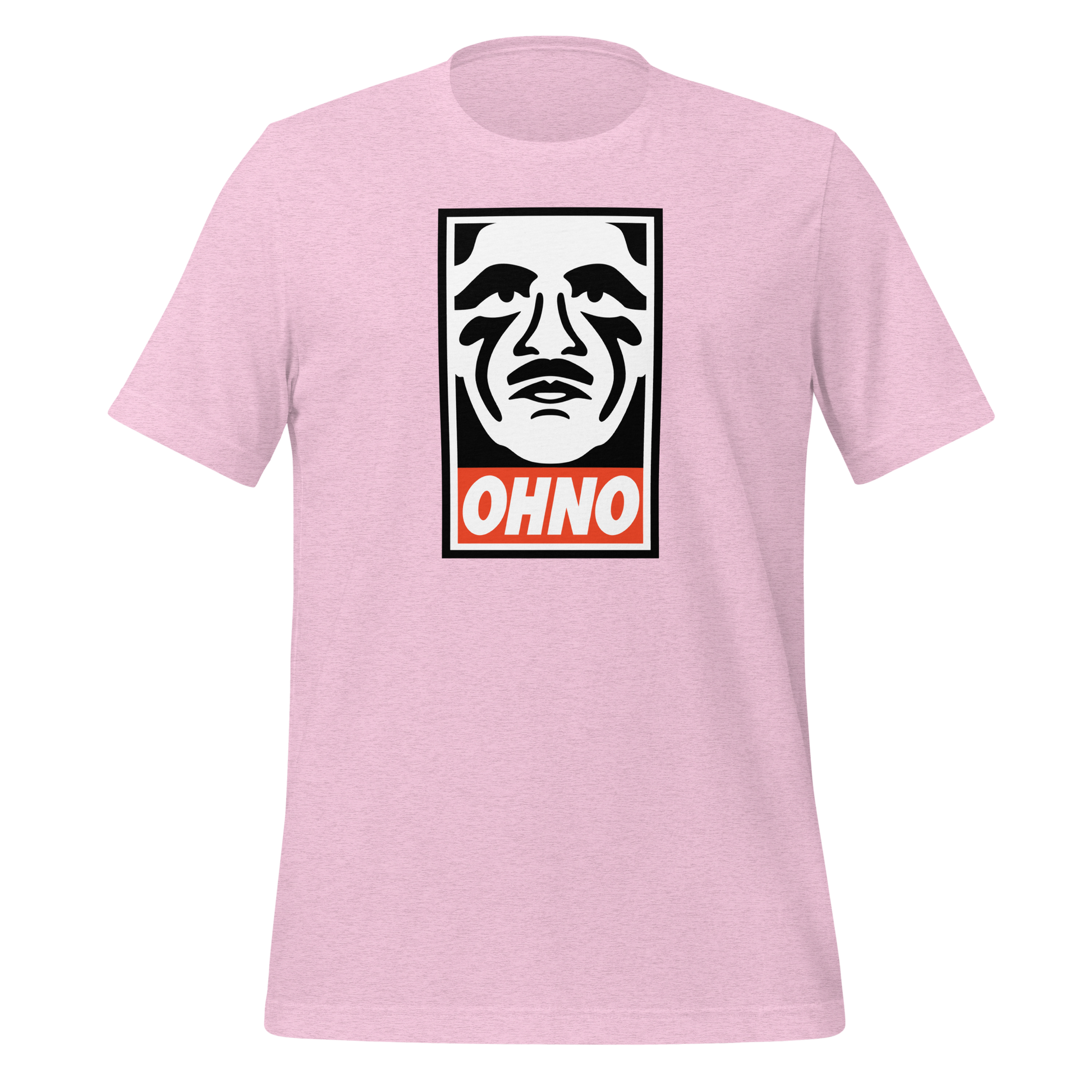 T-shirt featuring Taiichi Ohno, creator of the Toyota Production System for operational excellence professionals, industrial engineers, six sigma black belts, lean manufacturing people in heather prism lilac