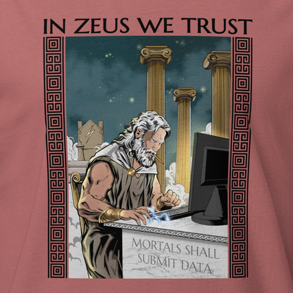 Data has Zeus, king of gods, so troubled.