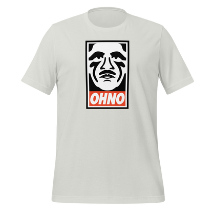 T-shirt featuring Taiichi Ohno, creator of the Toyota Production System for operational excellence professionals, industrial engineers, six sigma black belts, lean manufacturing people in silver