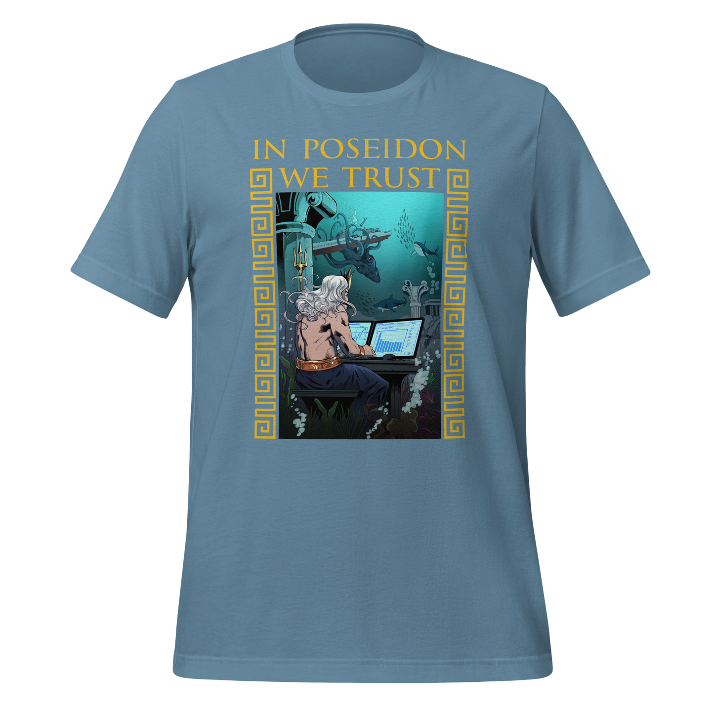 Poseidon Greek god t-shirt