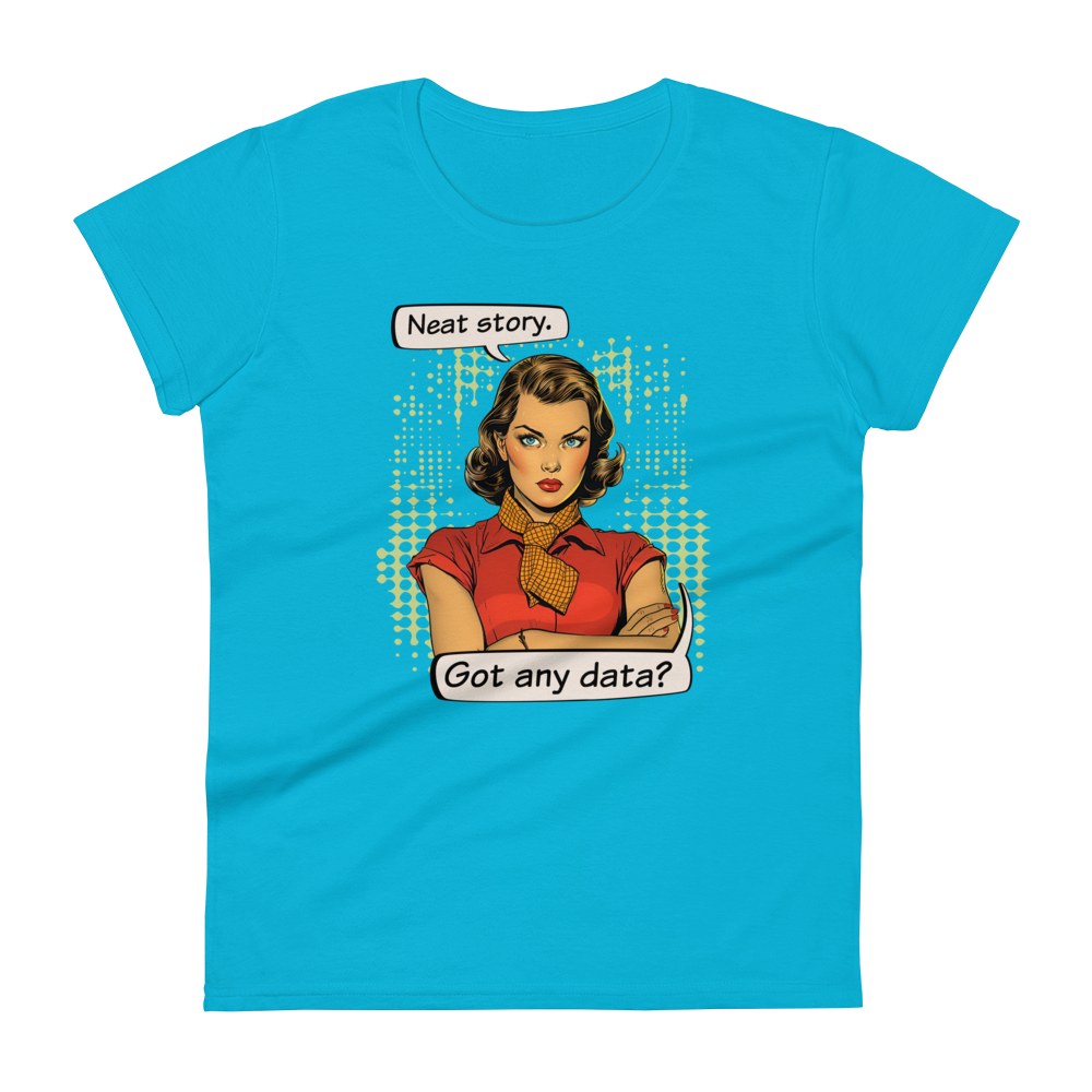 Neat Story. Got Any Data Vintage Comic Book Fashion Fit T-Shirt