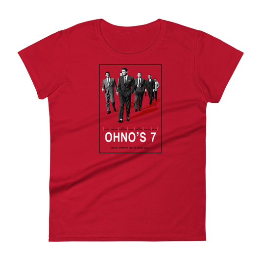 Ohno's 7 (7 Wastes) Vintage Movie Poster Women's Fashion Fit T-shirt