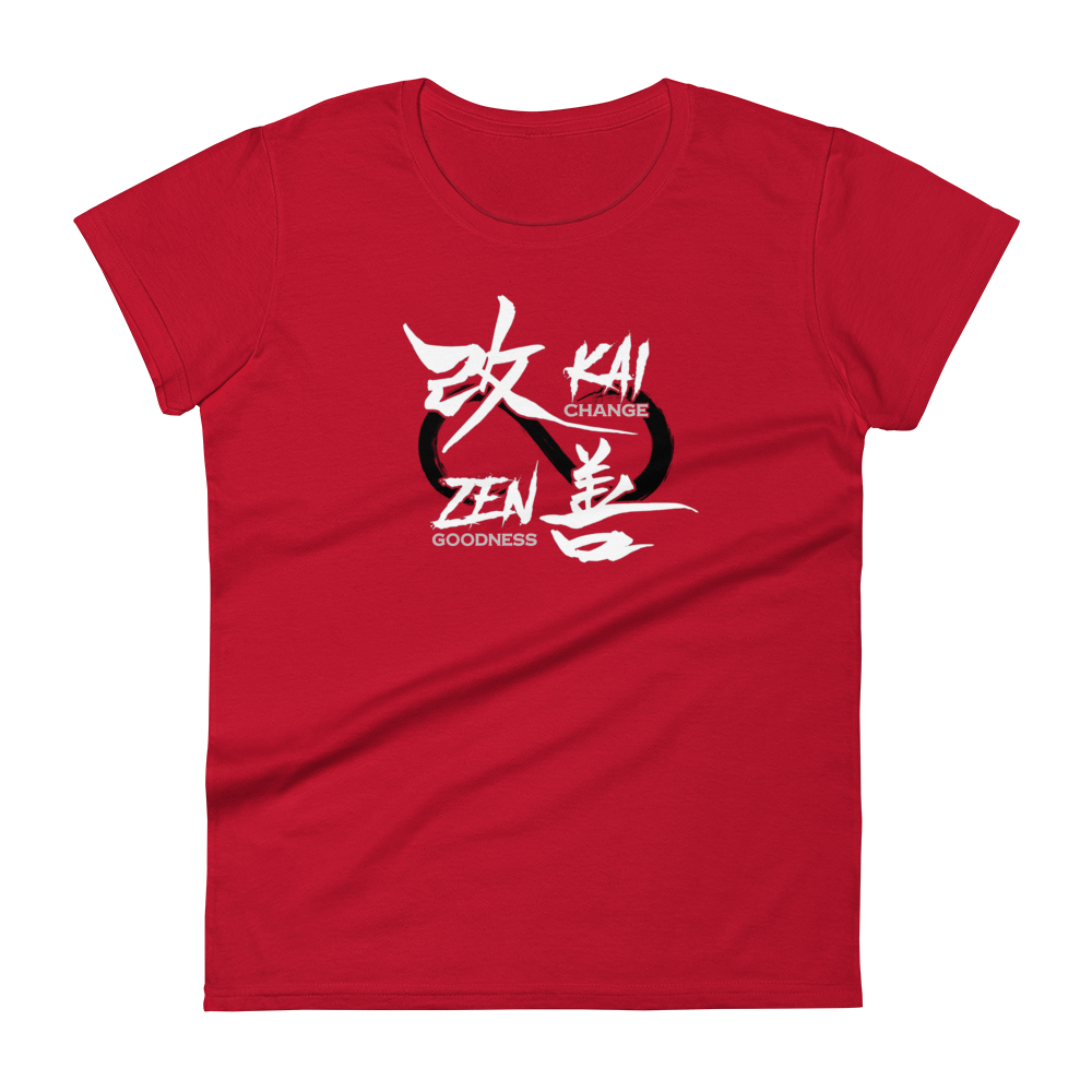 Lean manufacturing T-shirt with Japanese characters for Kai and Zen