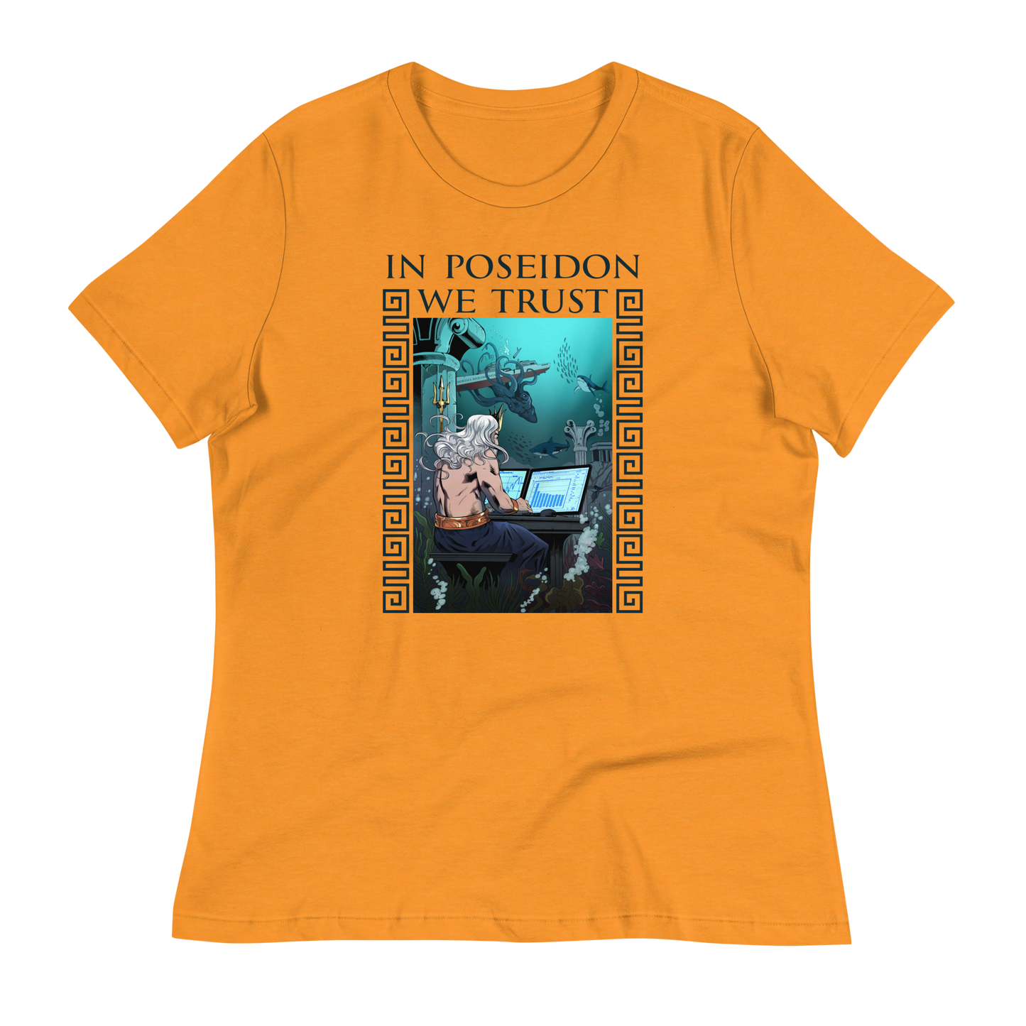 Poseidon Greek god t-shirt