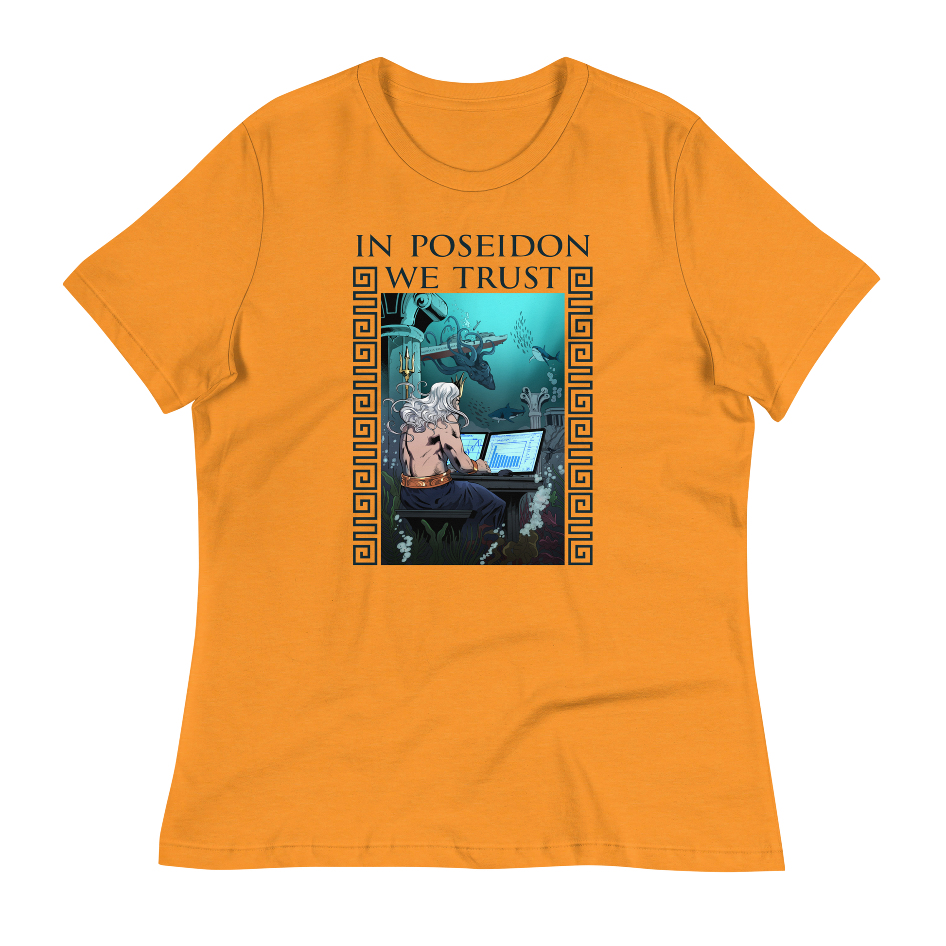 Poseidon Greek god t-shirt