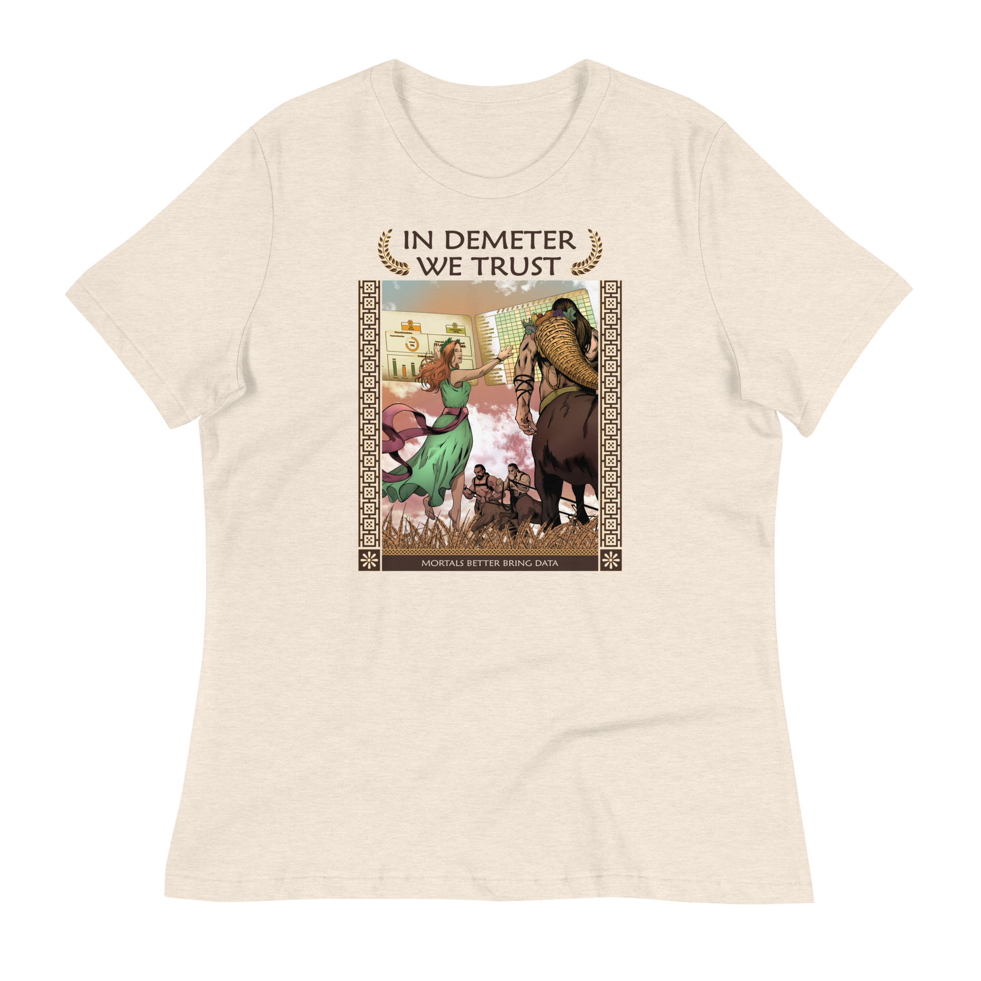 In Demeter We Trust T-shirt for Women in STEM