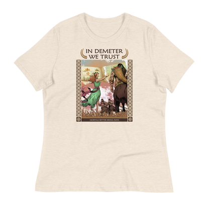 In Demeter We Trust T-shirt for Women in STEM