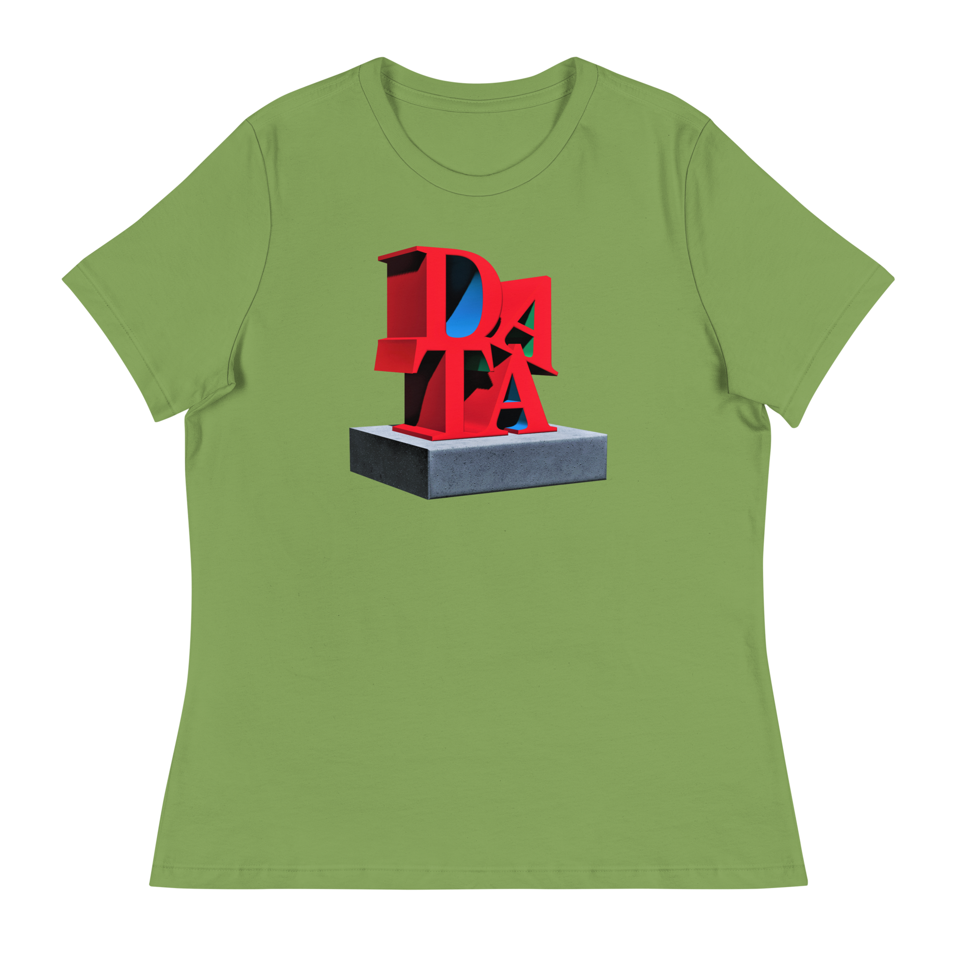 LOVE DATA Sculpture Women's Tee for Statisticians and Quality Teams