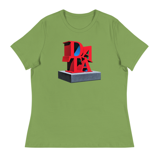 LOVE DATA Sculpture Women's Tee for Statisticians and Quality Teams