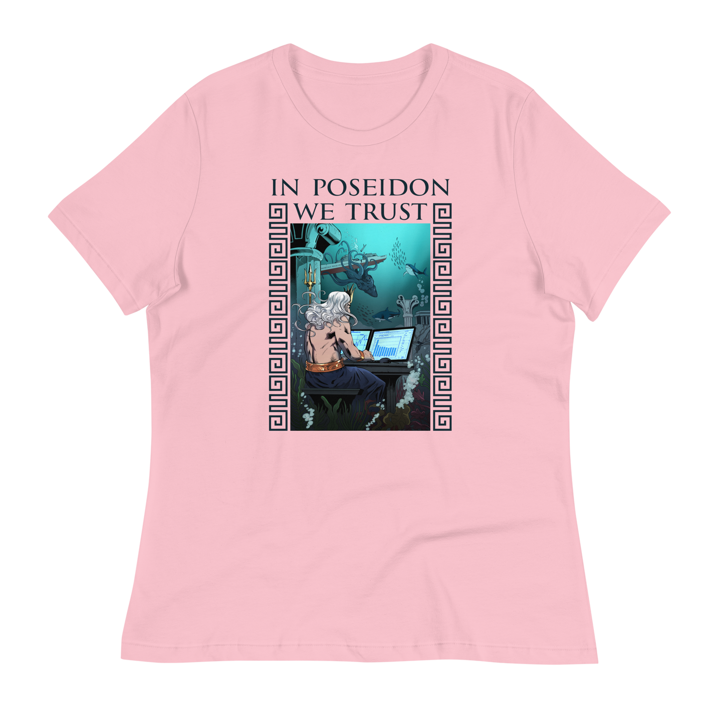 Poseidon Greek god t-shirt