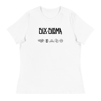 White Zeppelin Style Six Sigma DMAIC Women's T-shirt